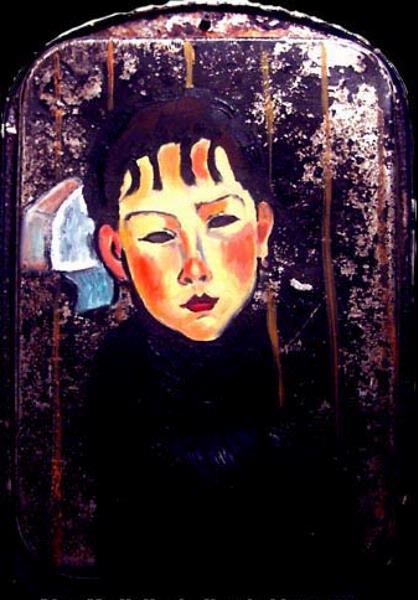After Modigliani Oil Portrait
