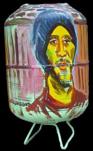 Lincoln Watertower Ii Oil Portrait