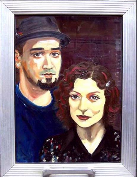 Brooklyn Couple Oil Portrait