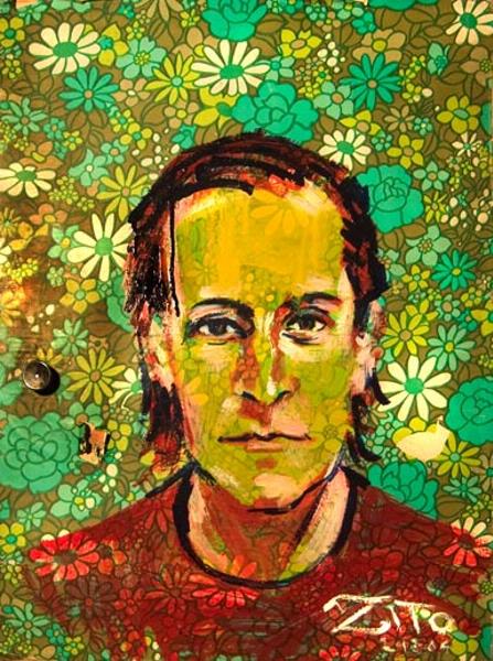 Patrick Mcmullan Enamel Portrait