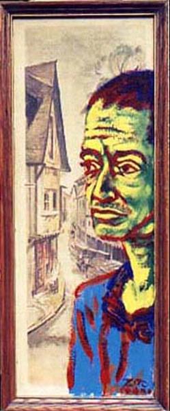 Wolf Van Bronx Enamel Portrait