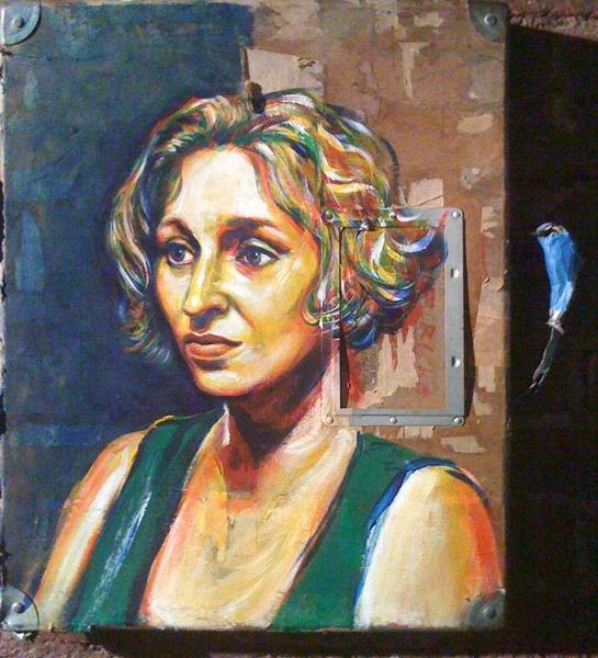 Tine Kindermann Acrylic Portrait