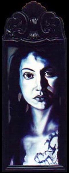 Dark Dolores Oil Portrait