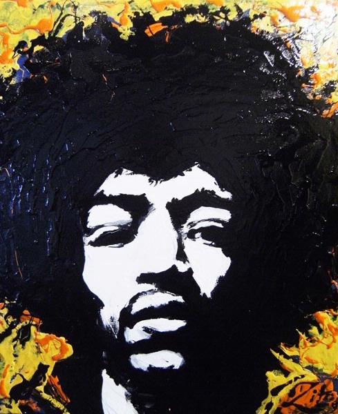 Jimi Enamel Portrait