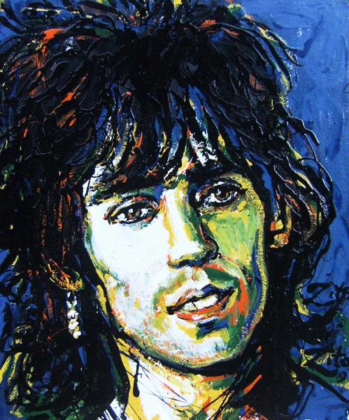 Keith Enamel Portrait
