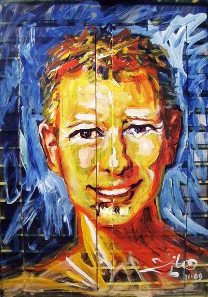 Kevin Mcspadden Acrylic Portrait