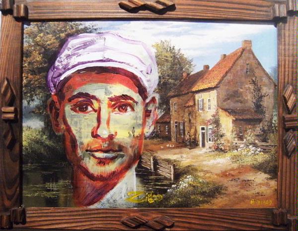 Brian Neimitz Acrylic Portrait