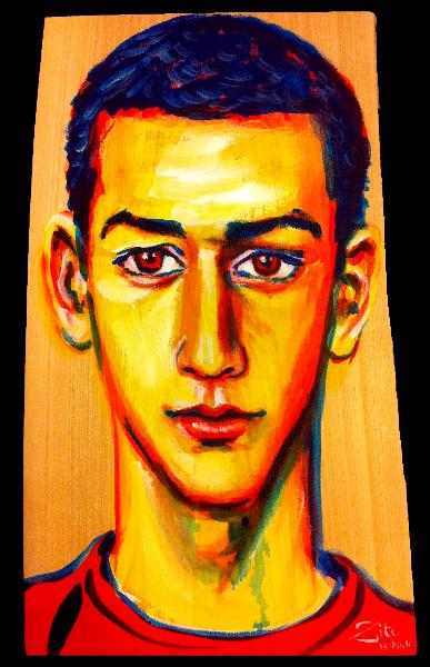 Mattheu Pinchart Acrylic Portrait