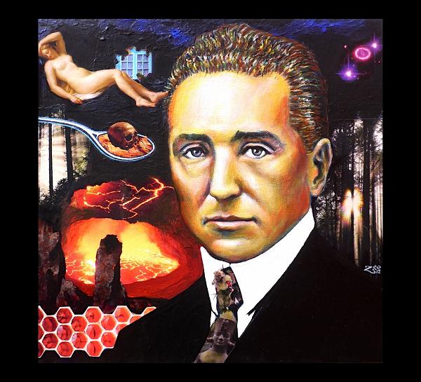 Wilhelm Reich Collage Portrait