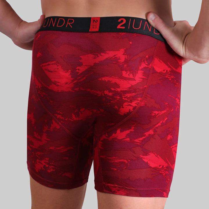 Swing Shift Boxer Brief - Red Storm