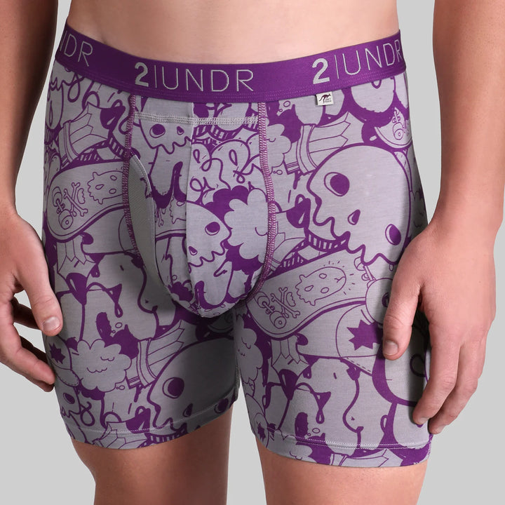 Swing Shift Boxer Brief - Black/Grey