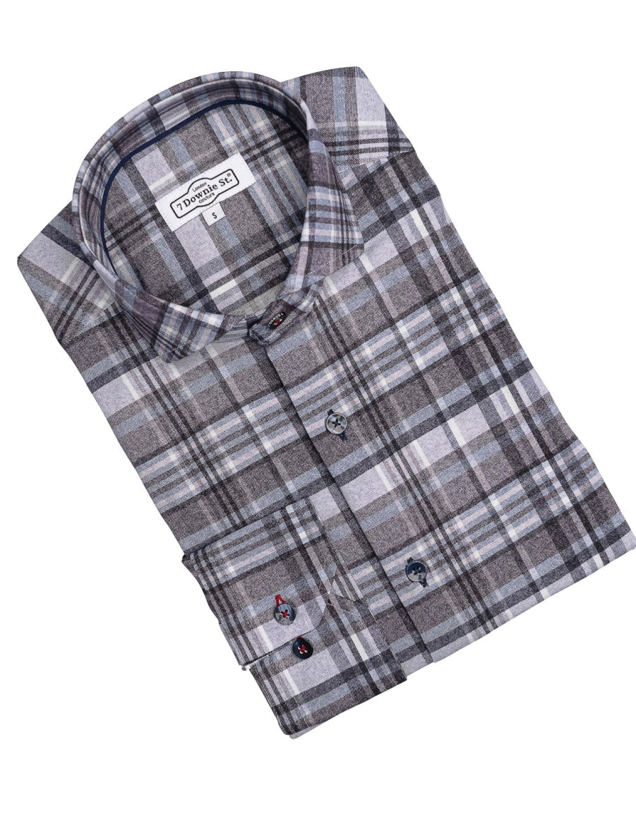 Amore Long Sleeve Button Up Shirt Flannel