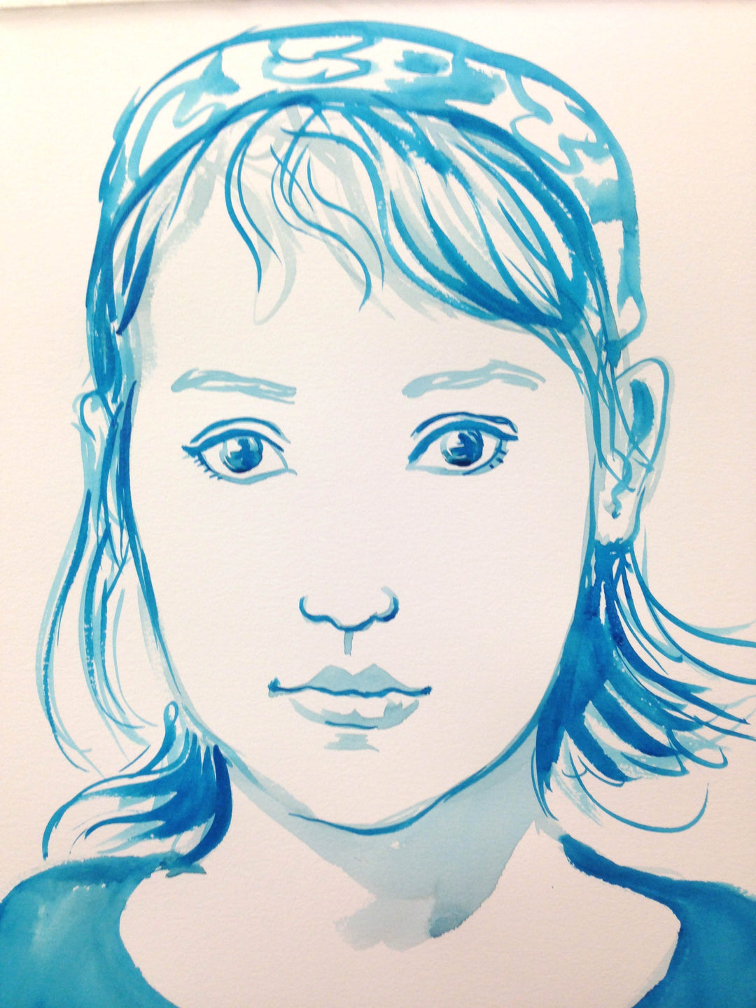 Girl Watercolor Portrait