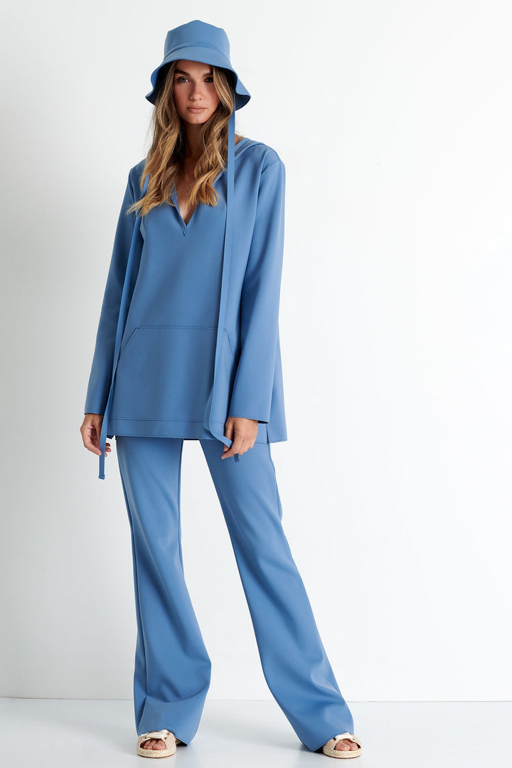 52227-53-520 - Flared Pants 02 / 520 Polaris / 75% POLYAMIDE, 25% ELASTANE