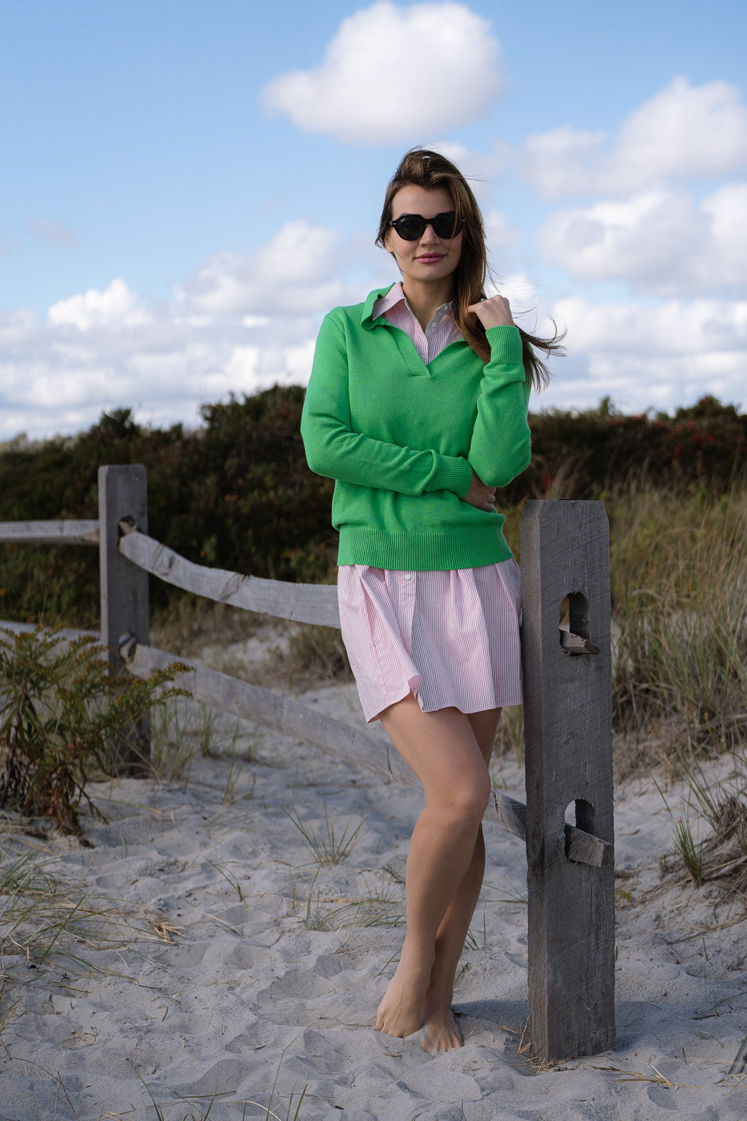 The Sea Island Polo | Green