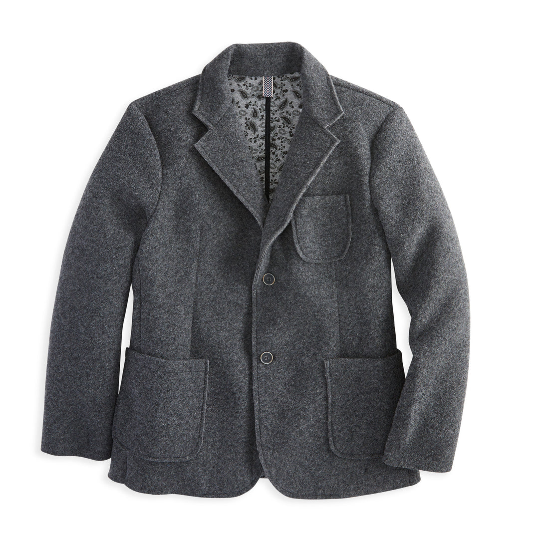 Boiled Wool Blazer