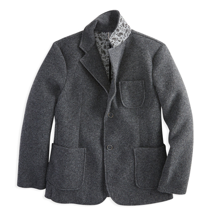 Boiled Wool Blazer