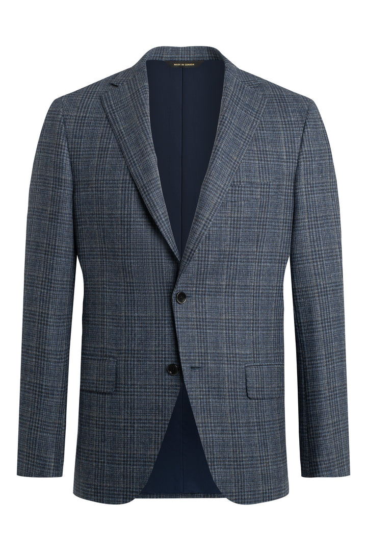 Blue Wool Cashmere Jacket