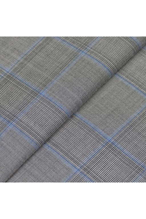 Grey Blue Plaid Tasmanian Jacket