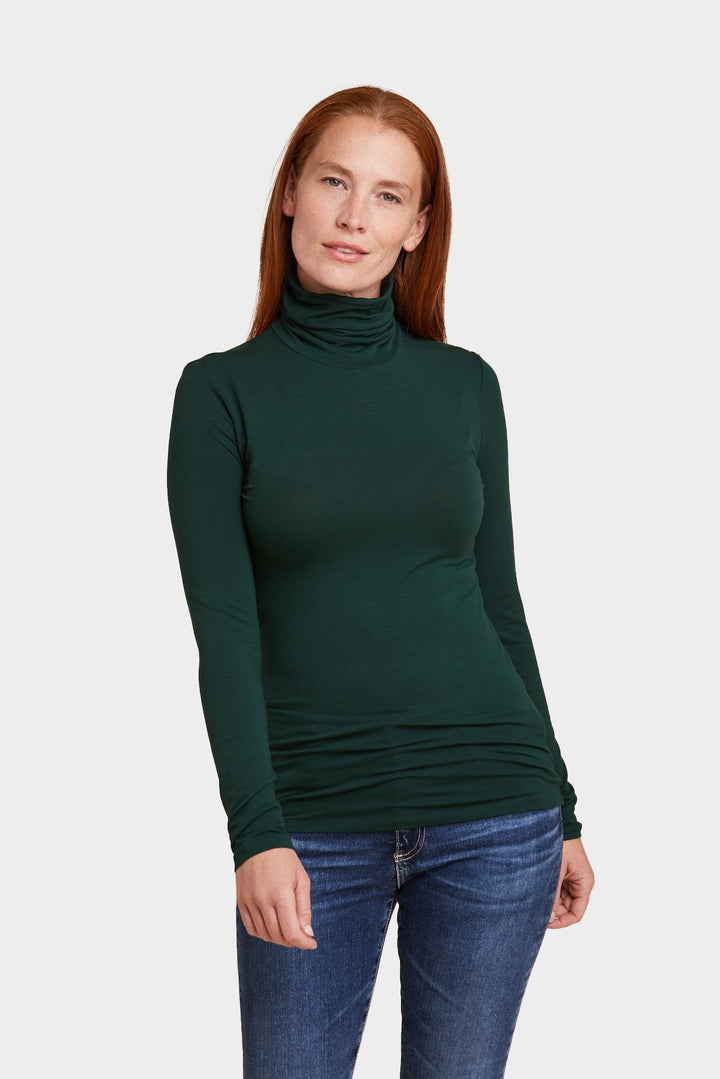 SOFT TOUCH L/S TURTLENECK - Majestic Filatures Official Site of North America