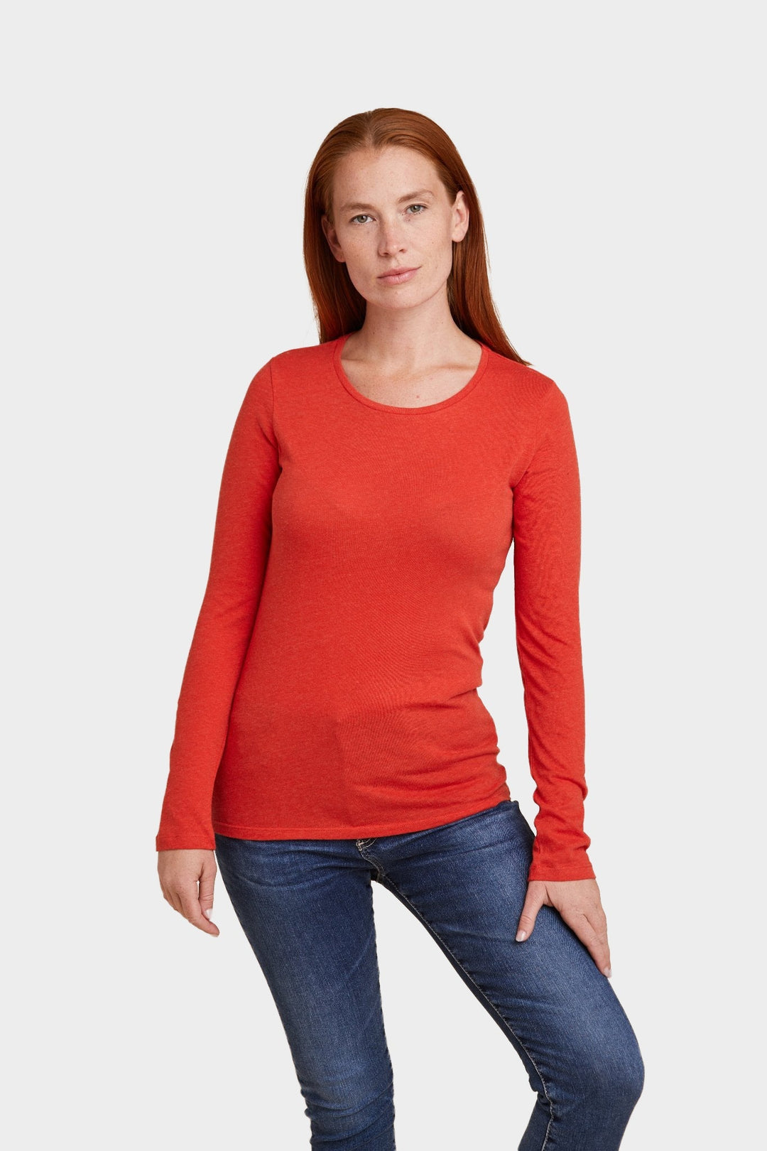 Cotton/Cashmere L/S Crewneck - Majestic Filatures Official Site of North America
