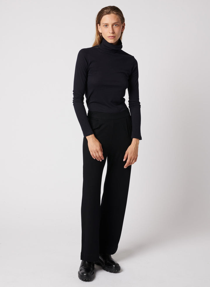 COTTON/CASHMERE LONG SLEEVE TURTLENECK - TURTLENECK L/S - Majestic Filatures North America