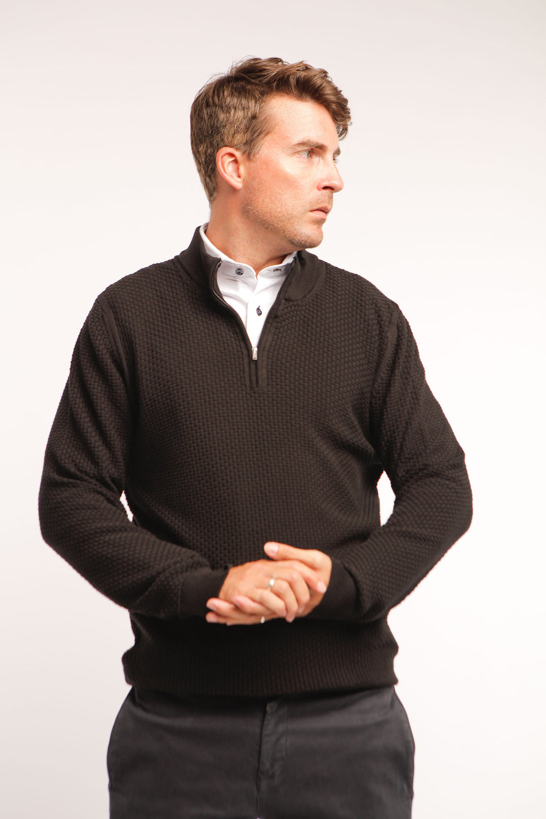 Arista 1/4 Zip Black - 7 Downie St.®