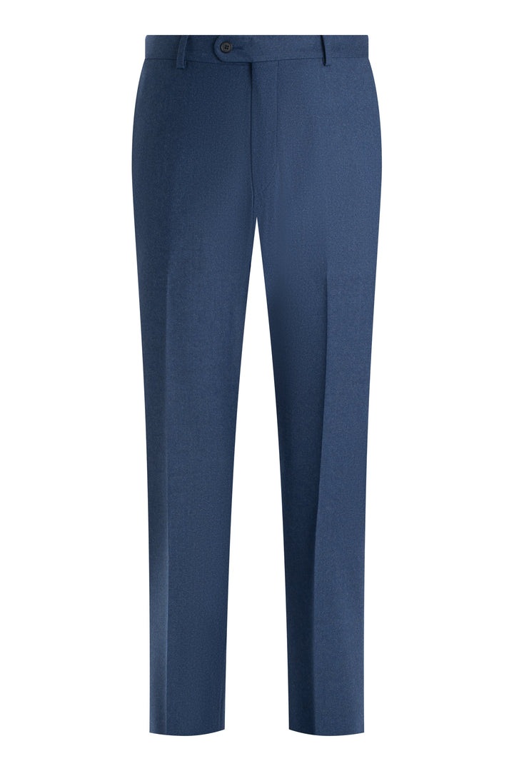 Blue Lightweight Flannel 150S Trousers