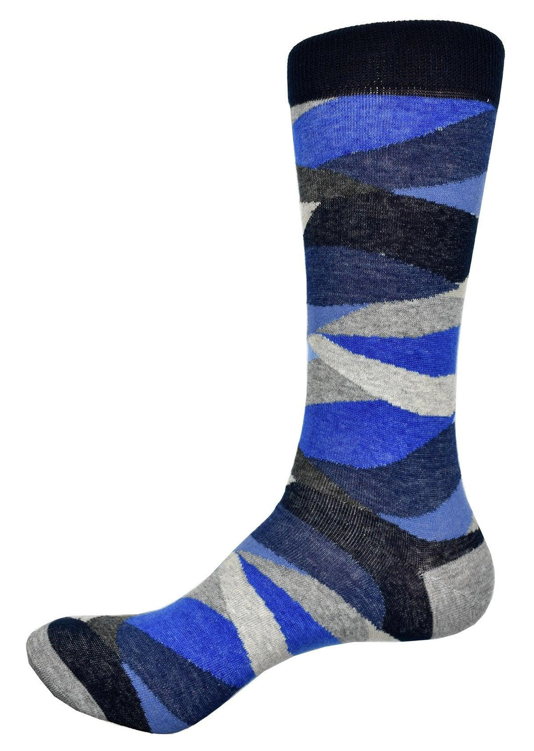 A fantastic sock to pair with any shade of denims, whether in the blue, grey or black family. Soft mercerized cotton. Above the calf. Fits size 9-13 Sock by Marcello Sport