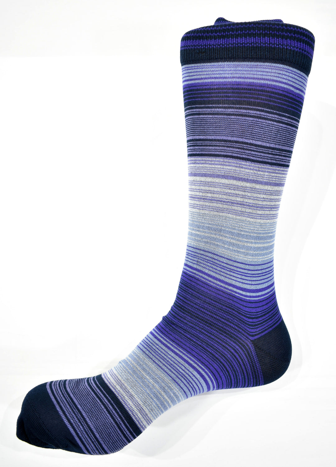 ZV1033NAVY Imperial Navy Fine Stripe Mens Socks