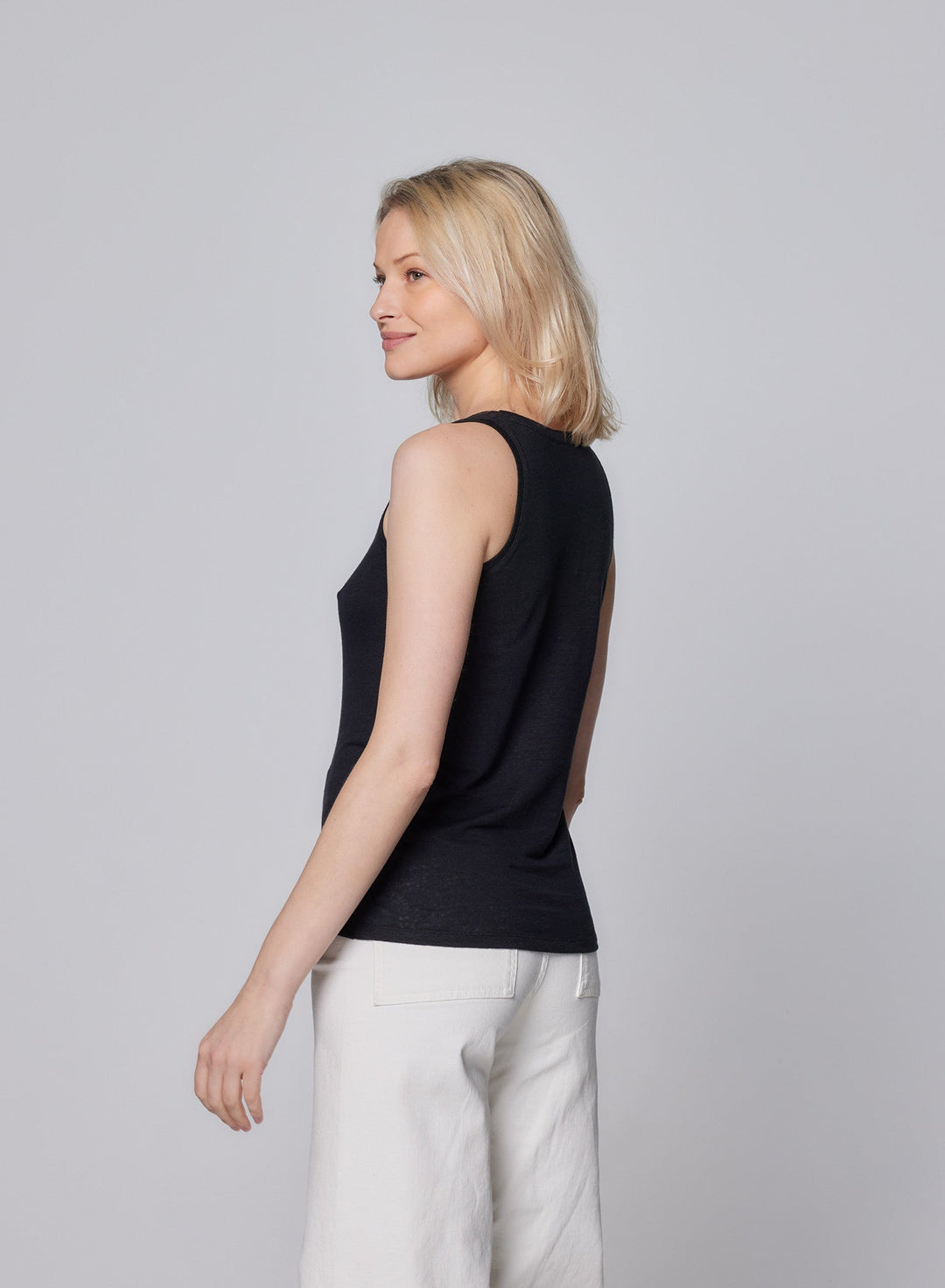 Stretch Linen Tank