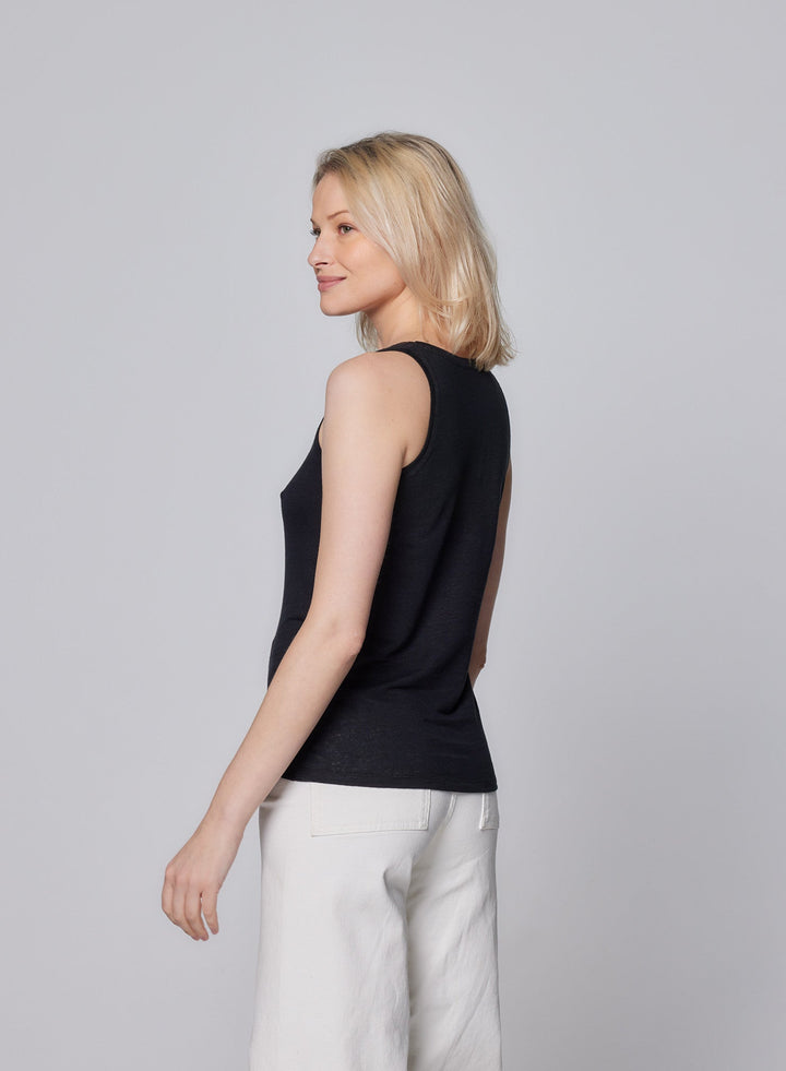 Stretch Linen Tank