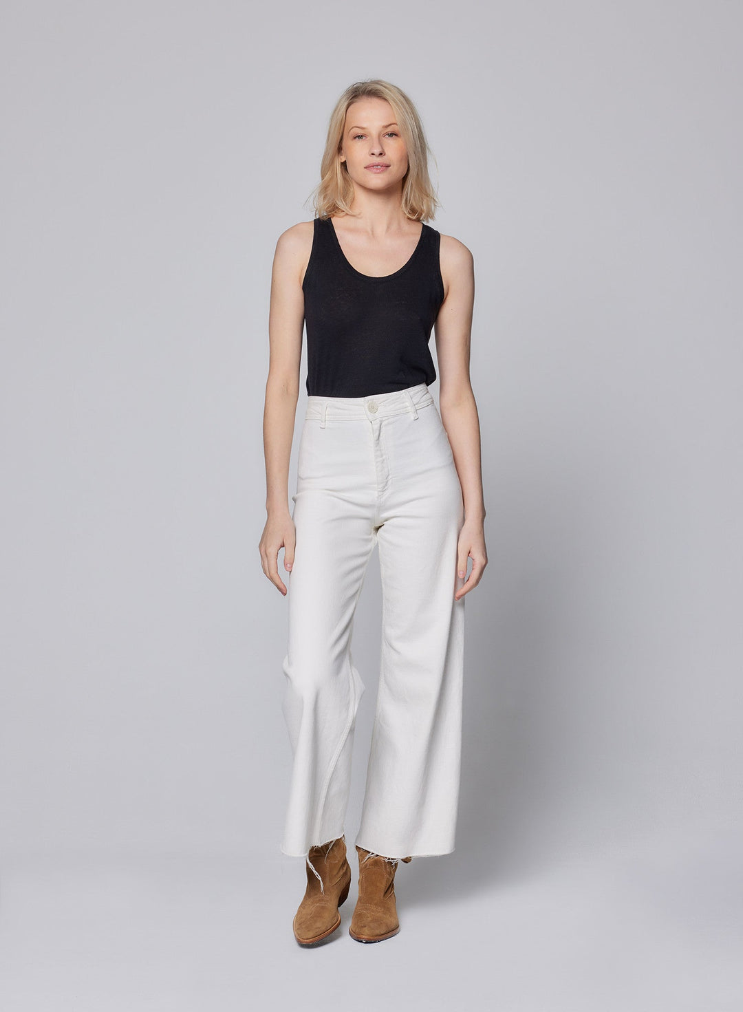 Stretch Linen Tank