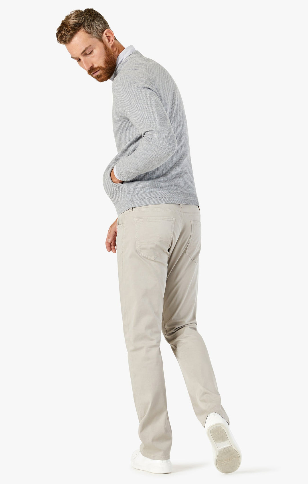 Courage Straight Leg Pants In Dawn Twill - Lifestyle Shot