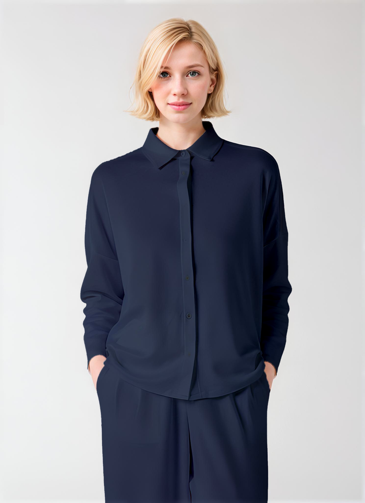 Long Sleeved Shirt - Marine