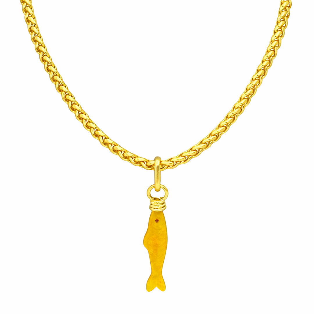 Yellow Fish Charm