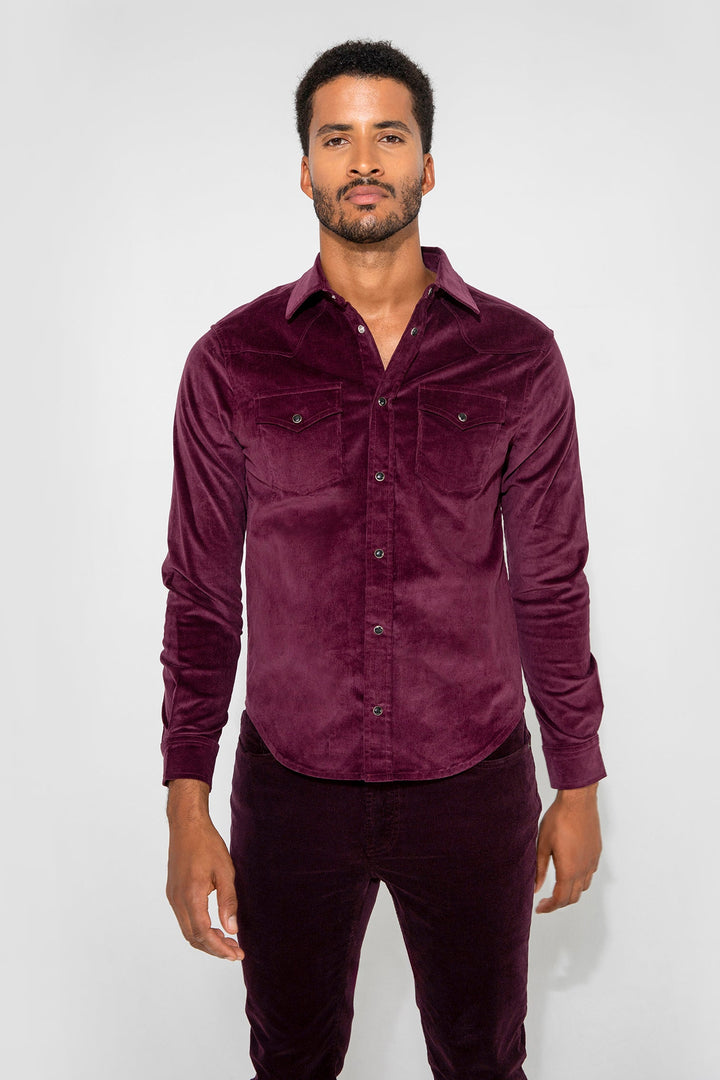 Eastwood Needle Cord Plum