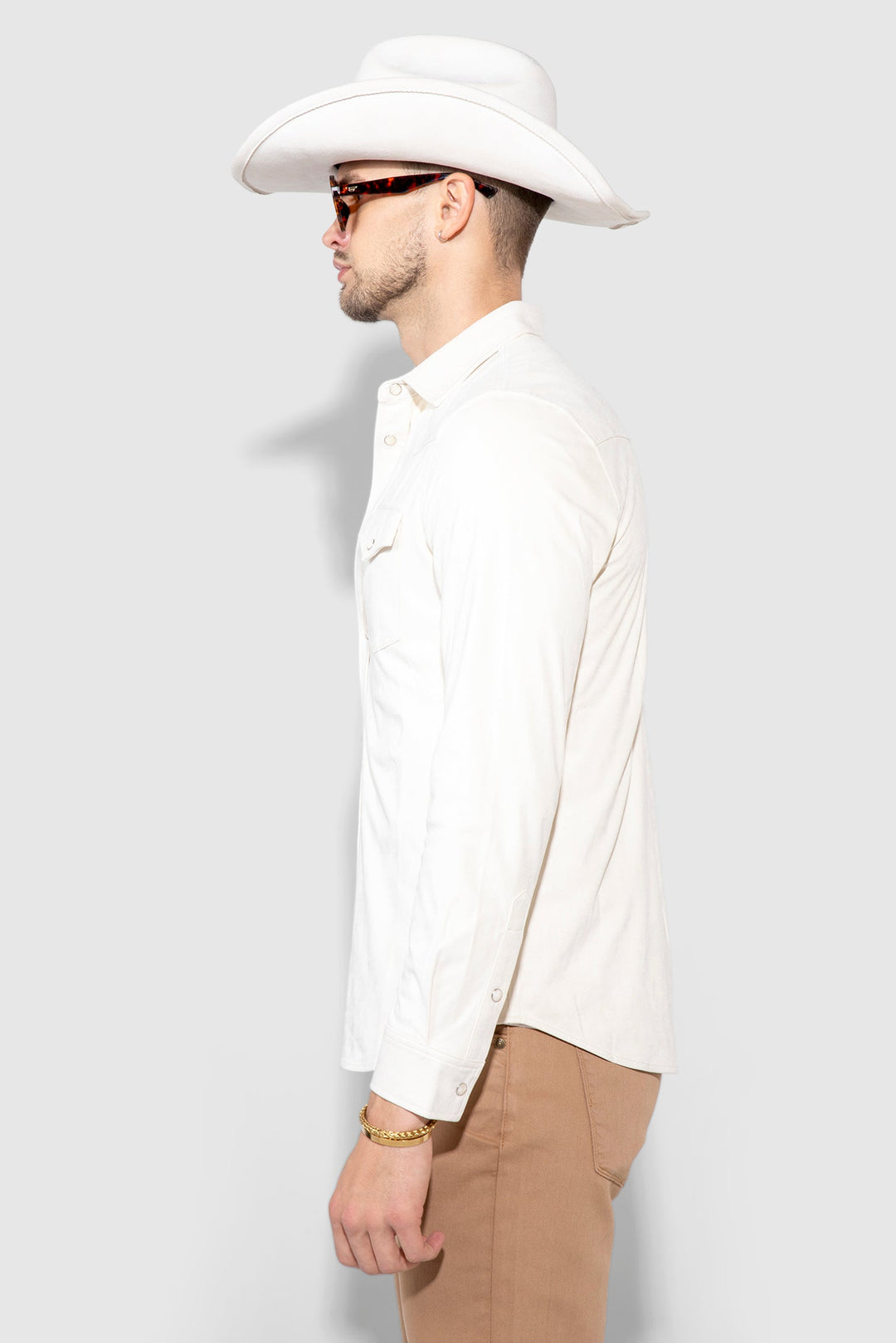 Eastwood Butter Suede Vintage Blanc
