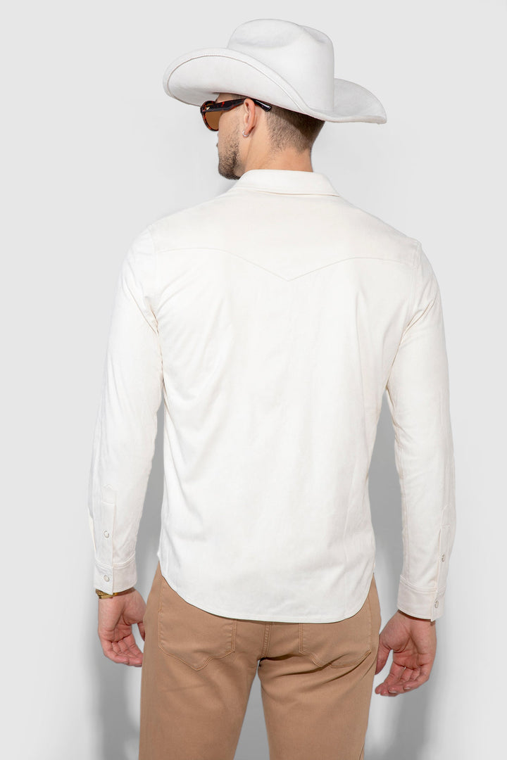 Eastwood Butter Suede Vintage Blanc