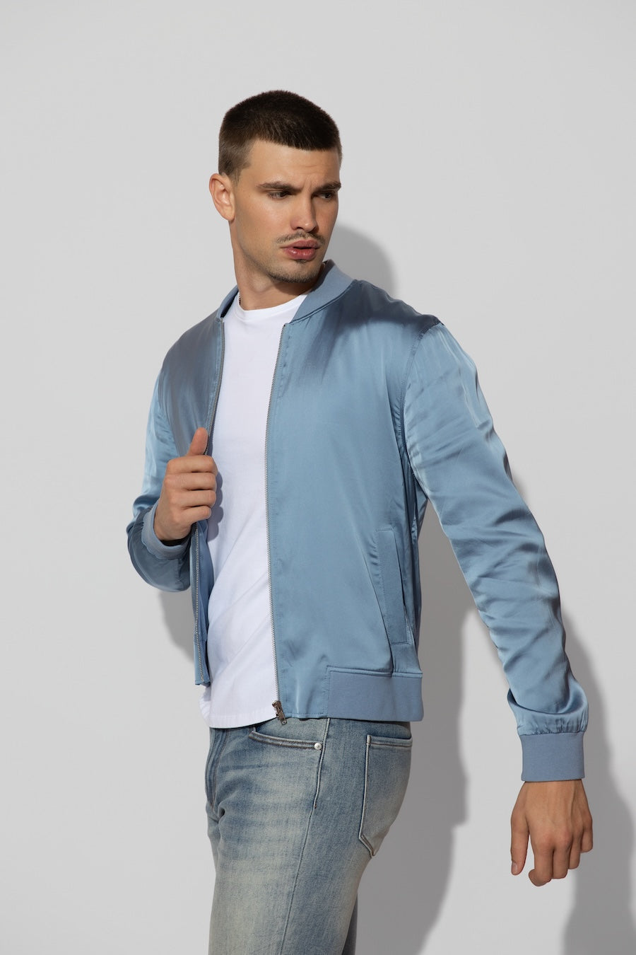 Maverick Silk Steel Blue