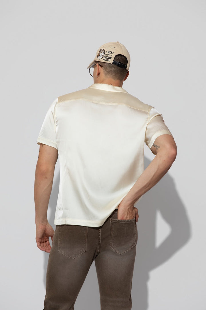 Bond Shirt Silk Ivory