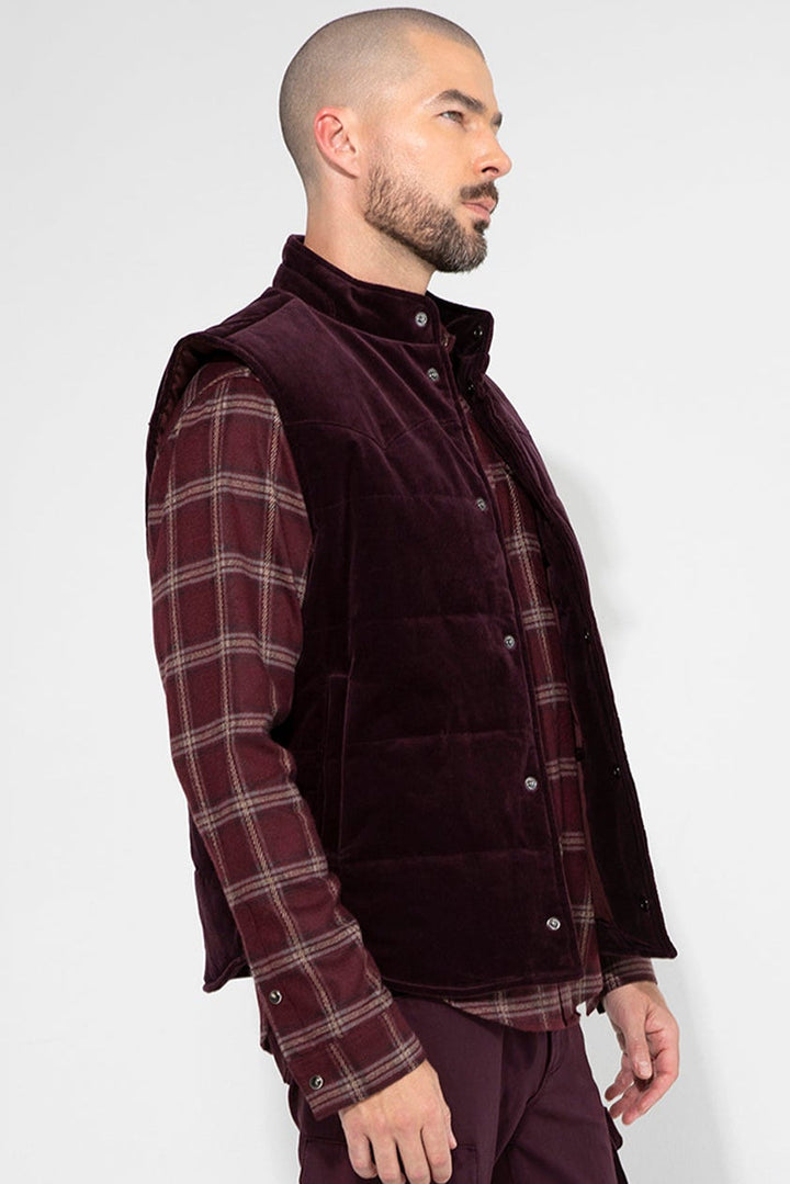 Wayne Needle Cord Plum