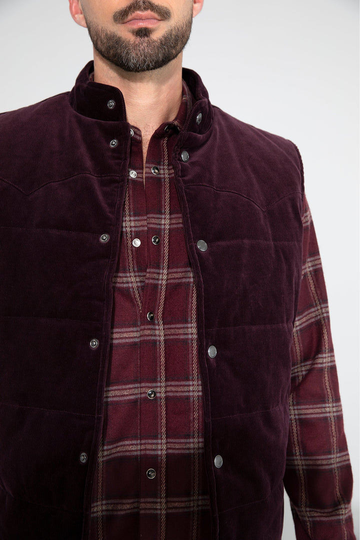 Wayne Needle Cord Plum