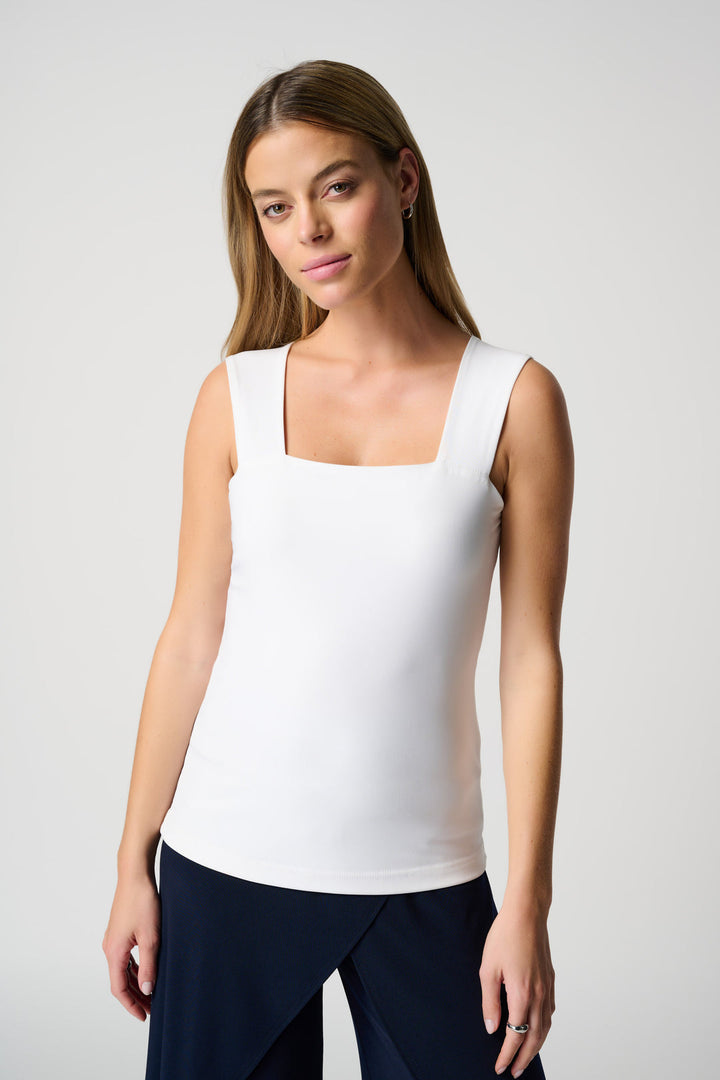 Classic Square Neck Cami - Vanilla