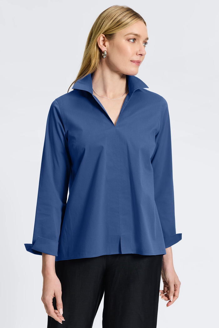 Agnes Stretch No Iron Popover Shirt