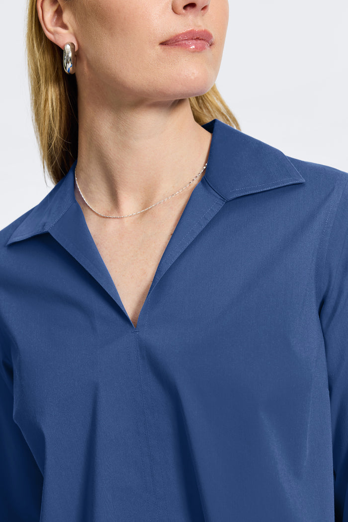 Agnes Stretch No Iron Popover Shirt