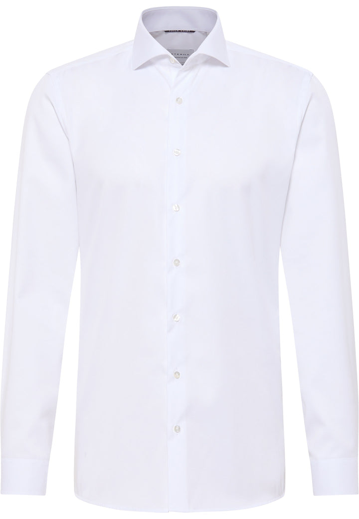 Slim Fit Cover Shirt in White