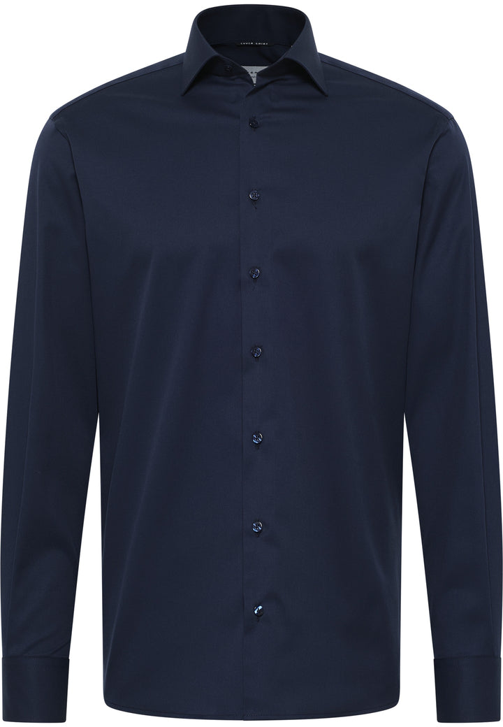 Modern Fit Cover Shirt in Navy