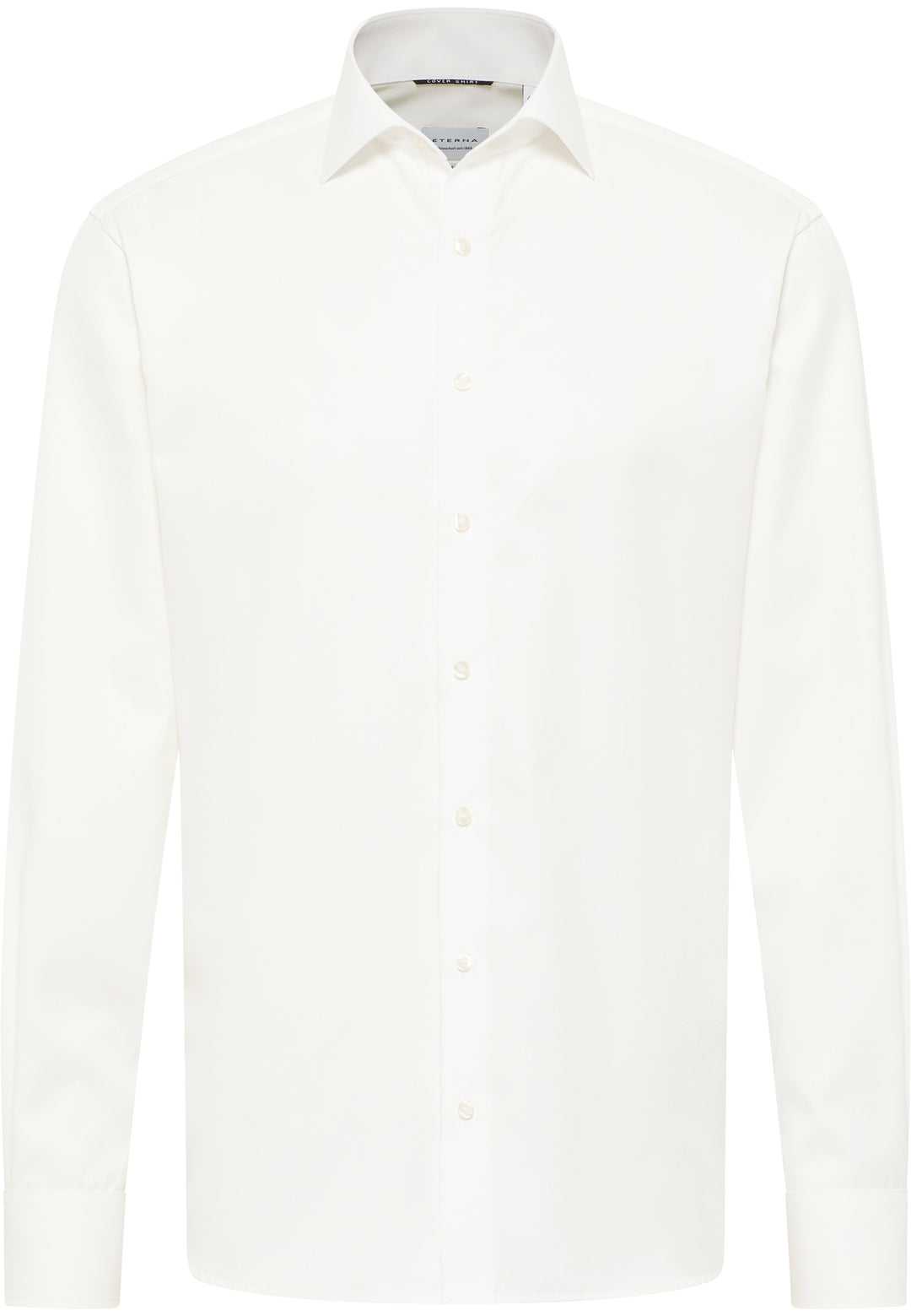 Modern Fit Cover Shirt in Beige