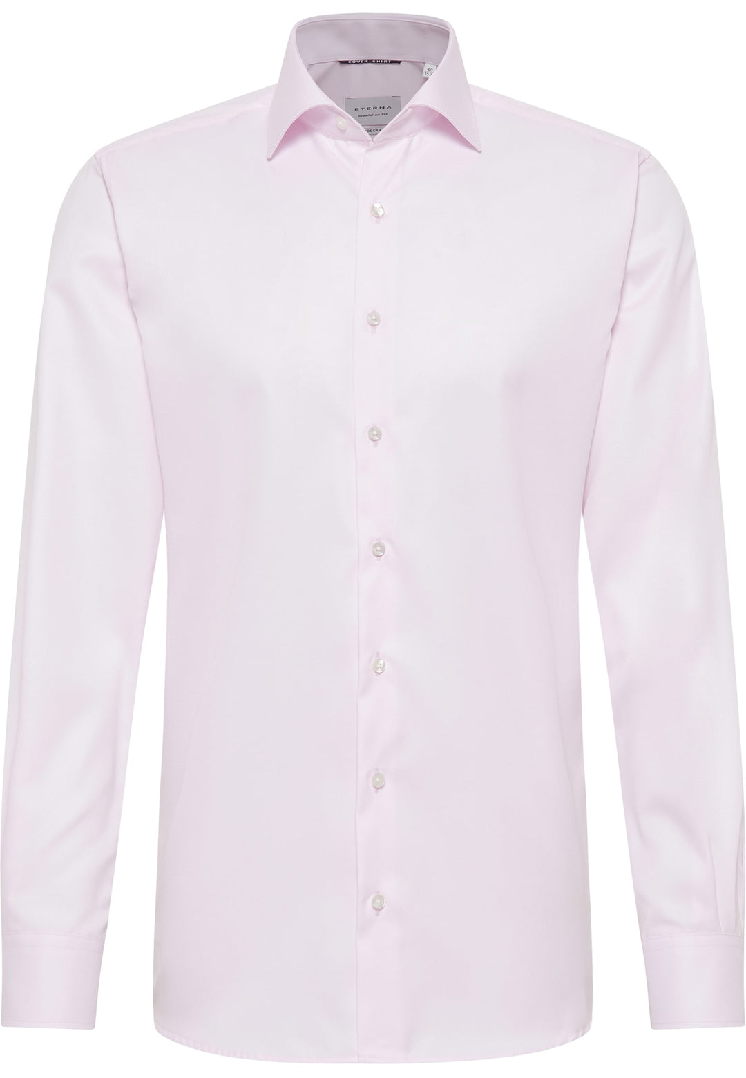 Modern Fit Cover Shirt in Rose Plain